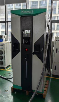 DC thương mại EV sạc đống sàn gắn 160kW IP54 nhanh với màn hình UV