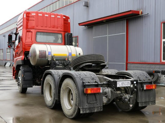 420hp 6x4 Cng Trucks hạng nặng máy kéo Eur.IV phát thải