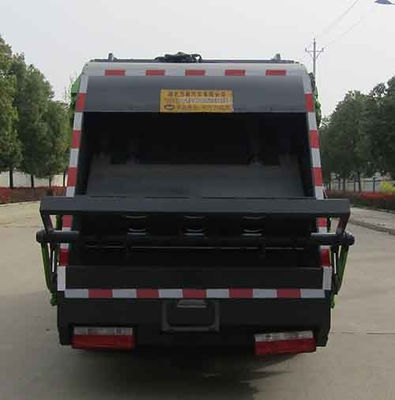 4x2 129hp Máy nén rác xe tải rác xe tải rác 7360kg