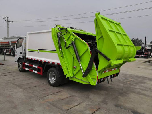 Xe tải xả rác diesel thắt bét thùng gắn 110km / h