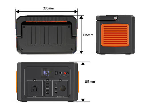 Máy phát điện năng lượng mặt trời ngoài trời Lithium LFP 404Wh 400W Lưu trữ năng lượng